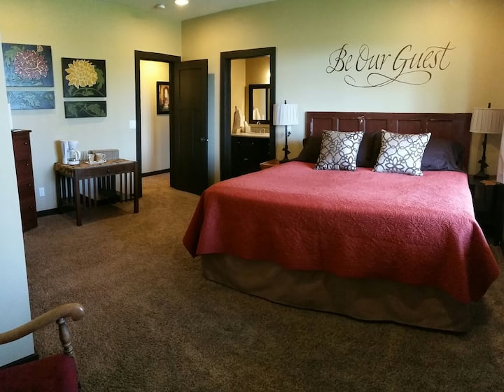 Master Suite with attached bath.