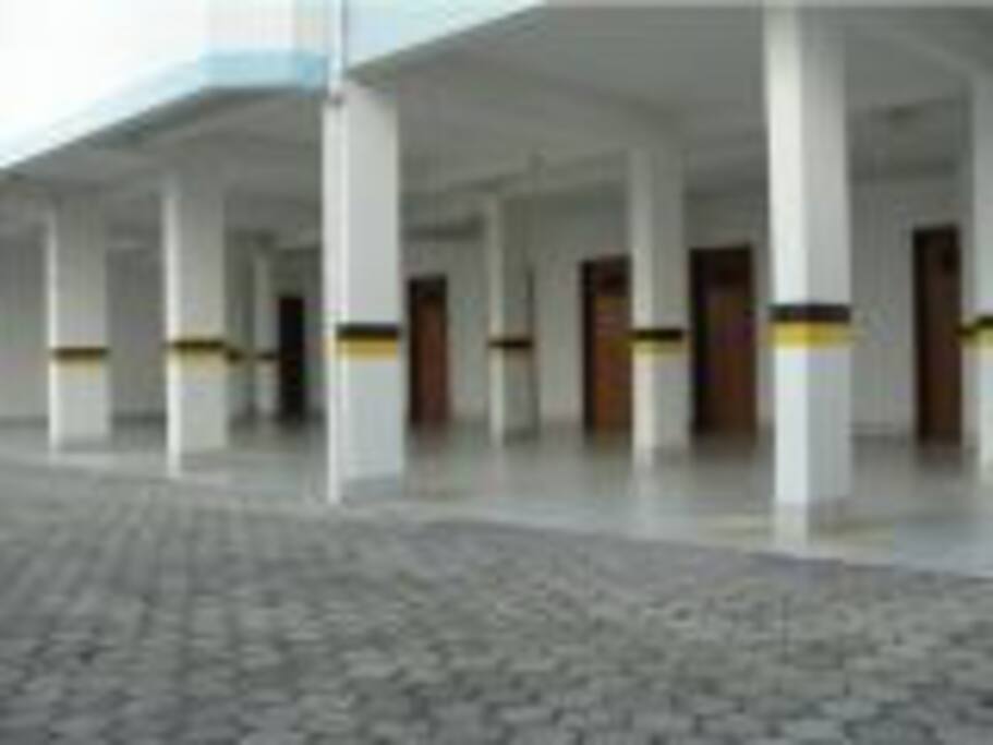 Garagem coberta