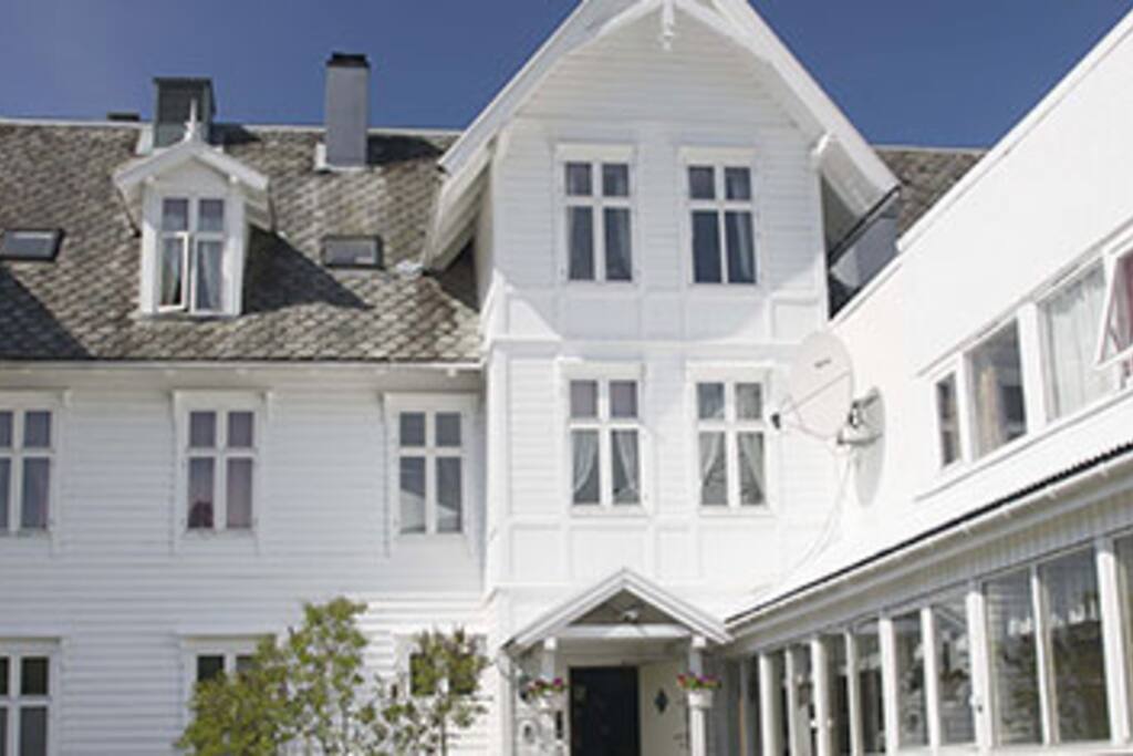 Entrance from the back.