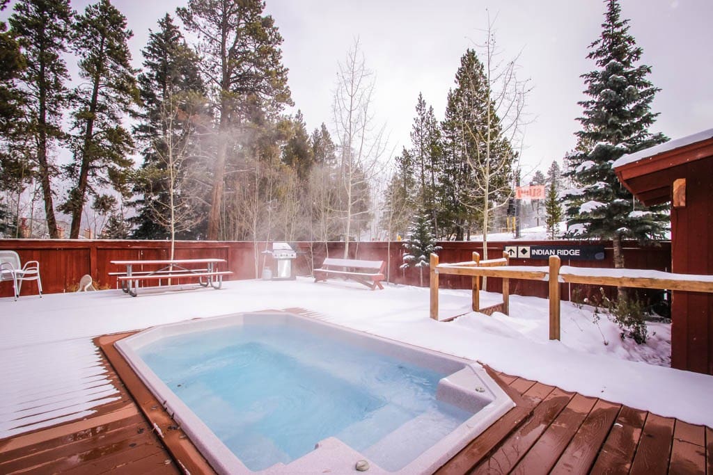 Over sized hot tub