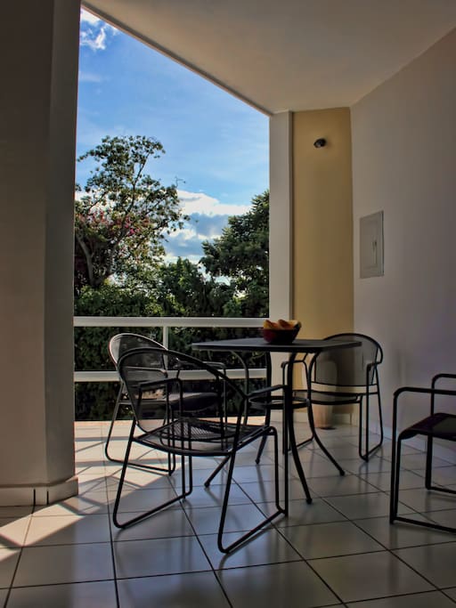 terraza balcón para tomar fresco