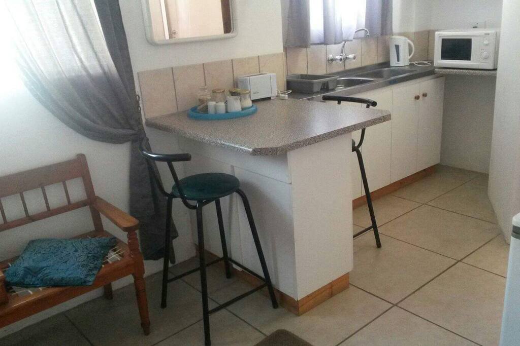 Kitchenette.