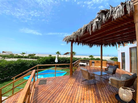 Marina Chincha® Beach House with Pool 1st row