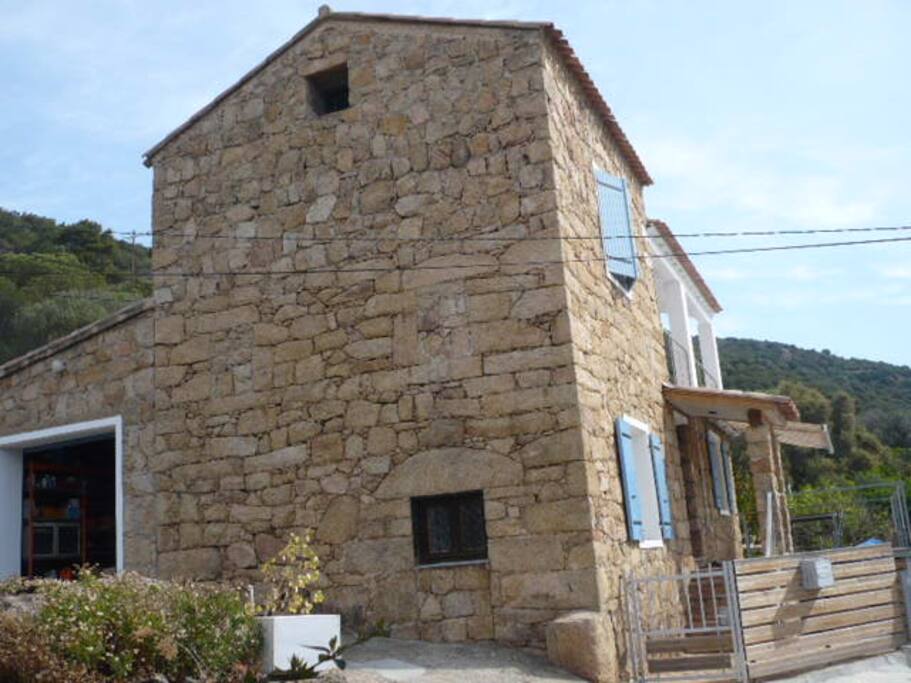 façade OUEST de la maison