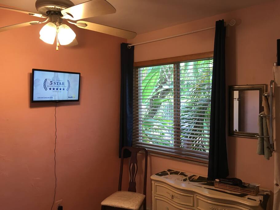 Local TV and ceiling fan