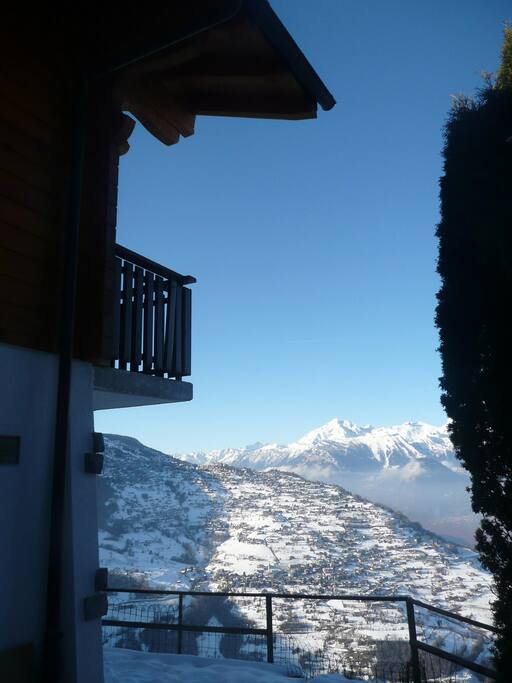 View of Rhone Valley Below