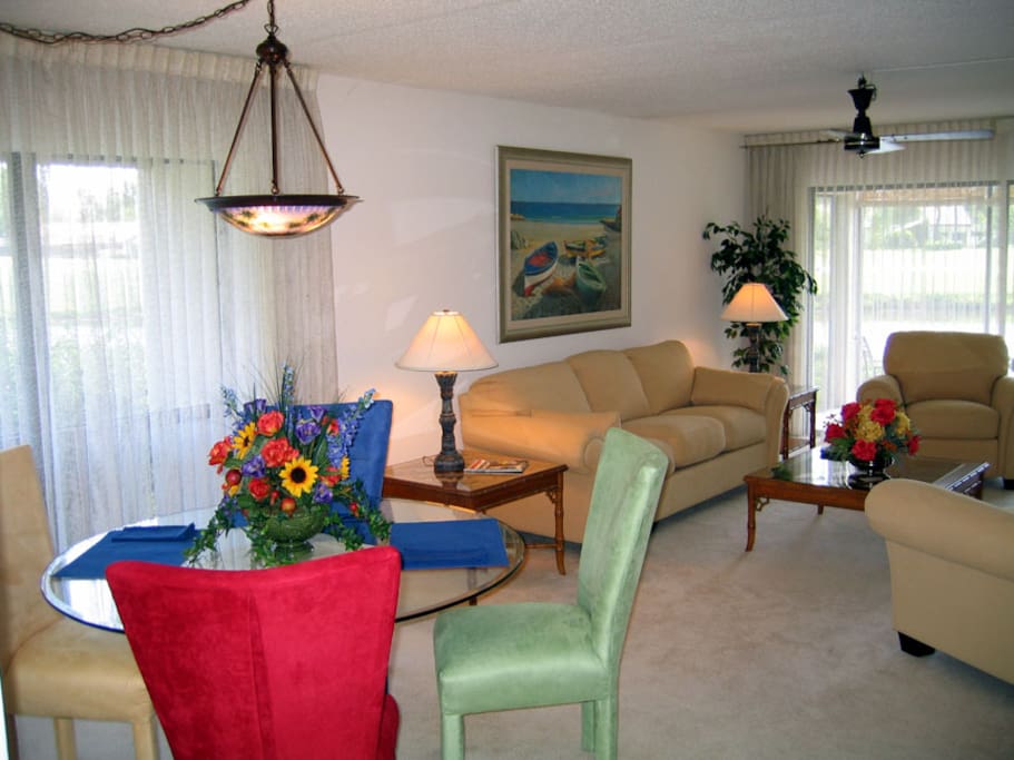 Dining Area and Living Room