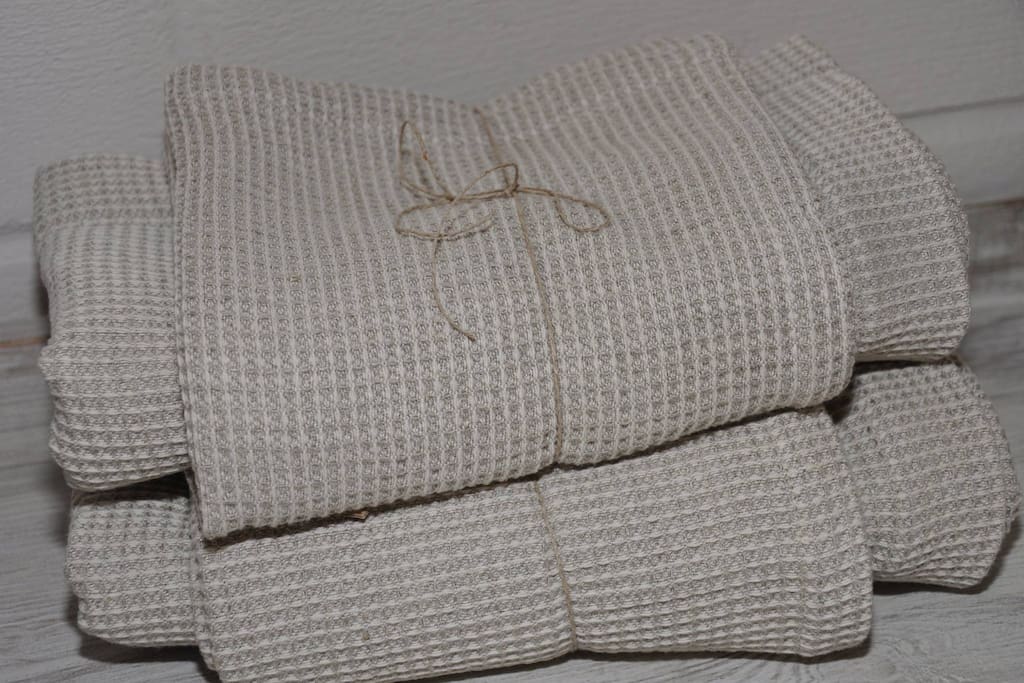 We will provide you with fresh towels.