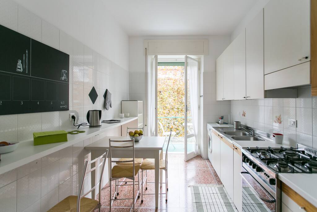 The equipped kitchen