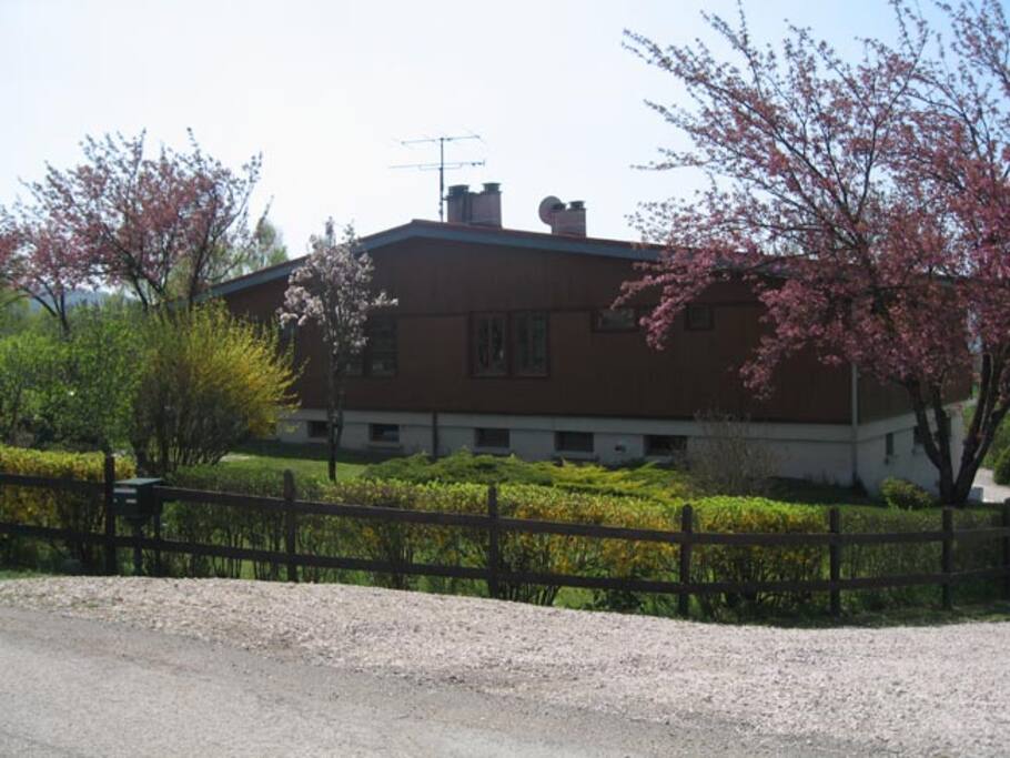 Le gîte depuis la route