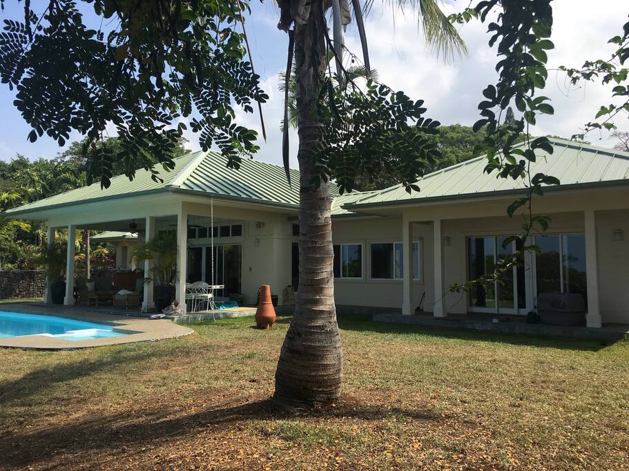 Front view of the house