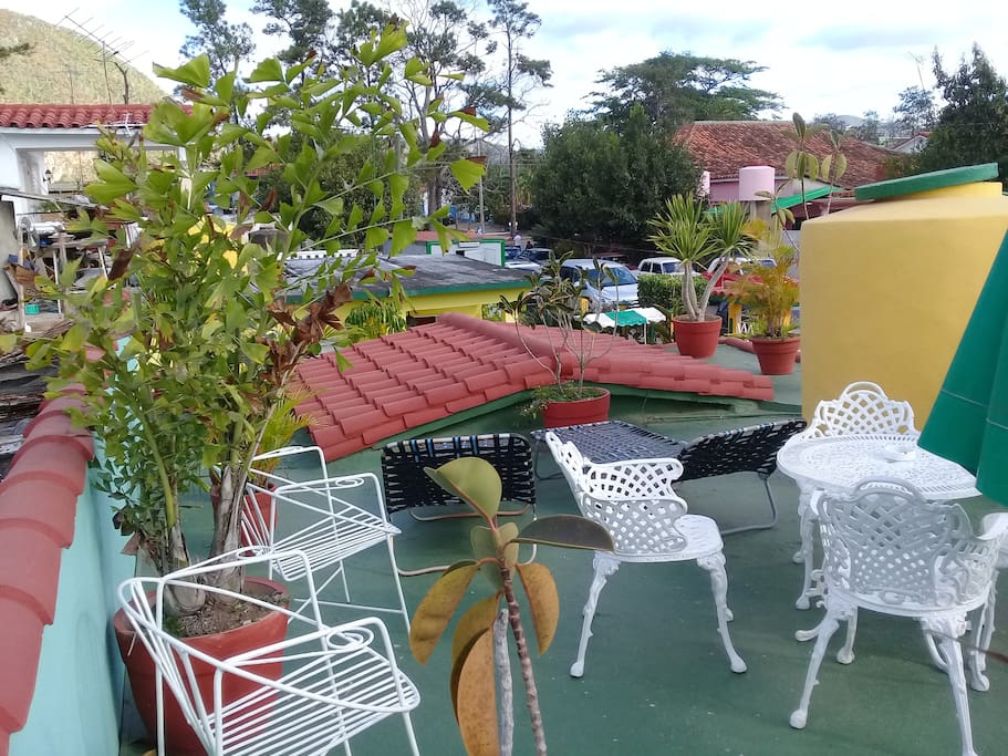 Terraza en exterior de Nuestra casa