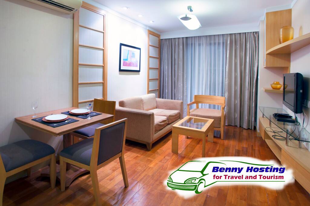 Living room and dinning table