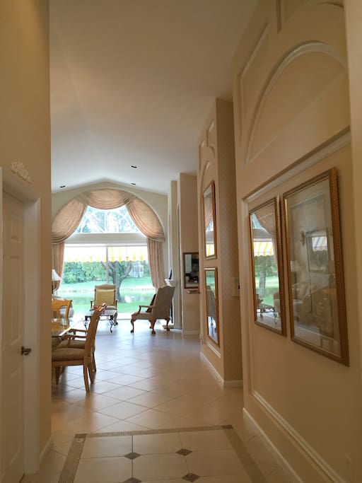 Hallway entrance to house - View from front door