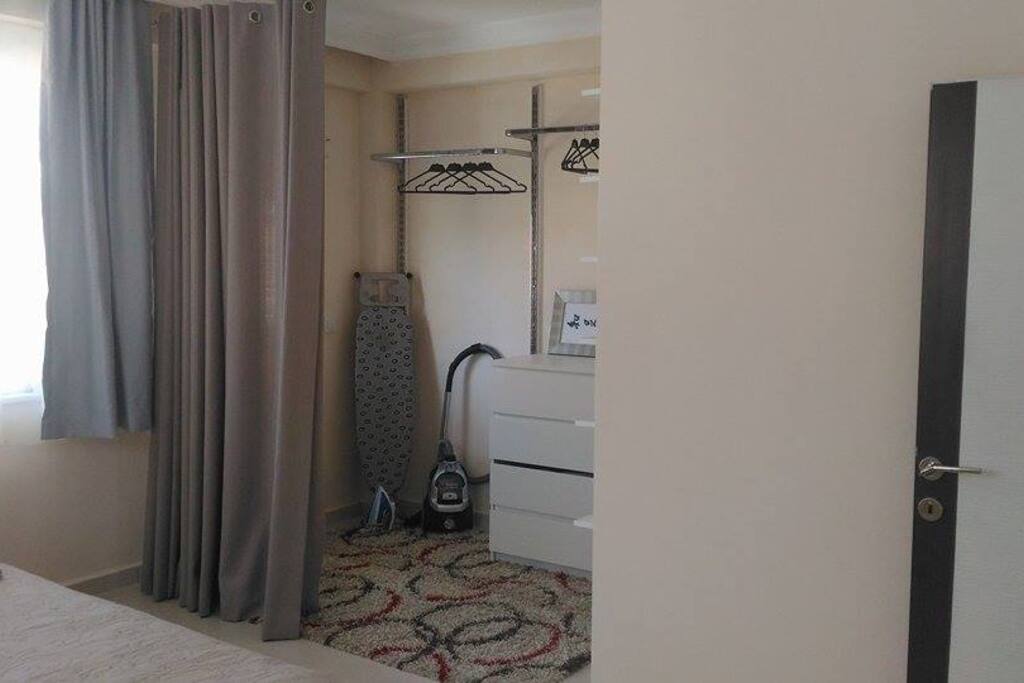 Ironing and vacuum cleaning facilities