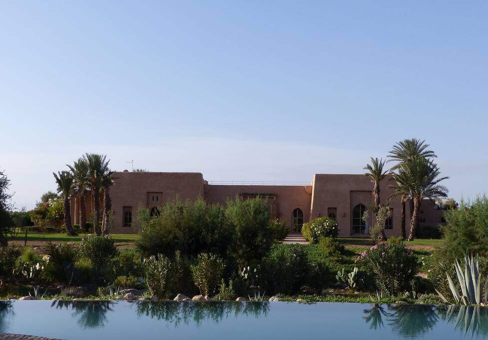 vue nord du riad principal