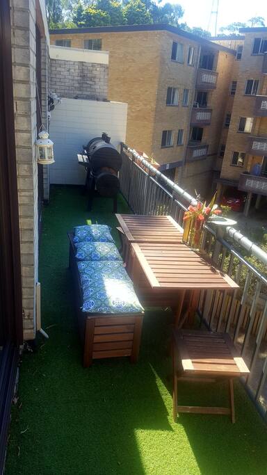 Private balcony