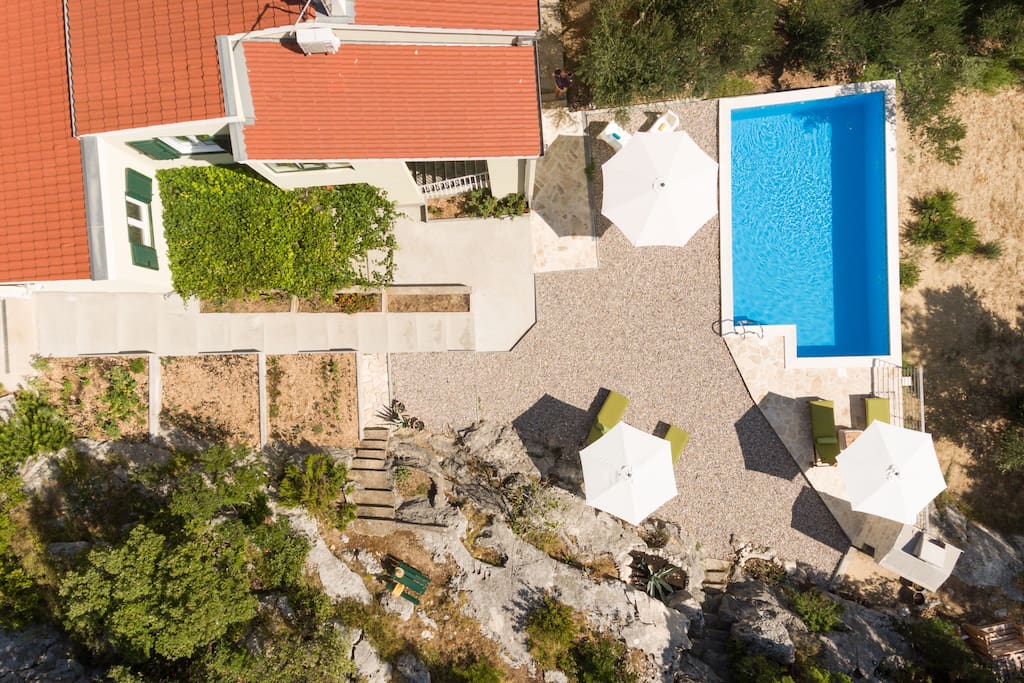 Villa Stina from air