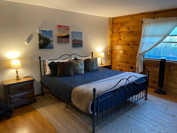 Spacious Master Suite with King Bed and gorgeous views.