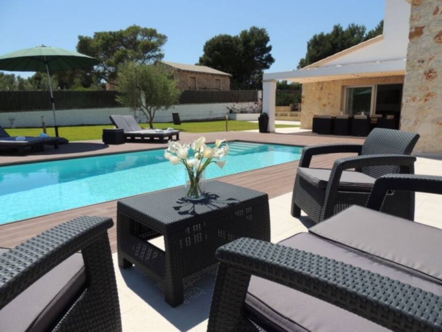 Pool with Chill Out Furniture