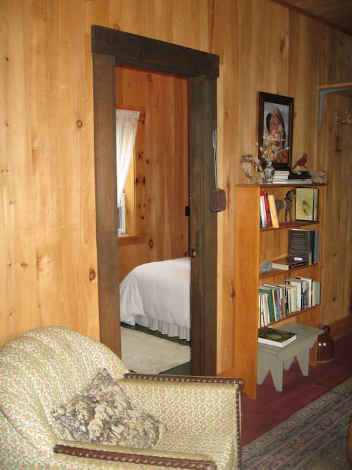 Door to bedroom from living room