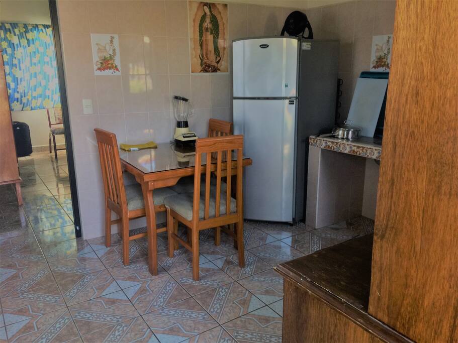 Cocina equipada,privada.