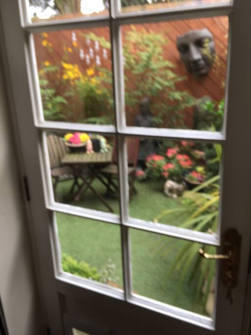 Beautiful private rear garden