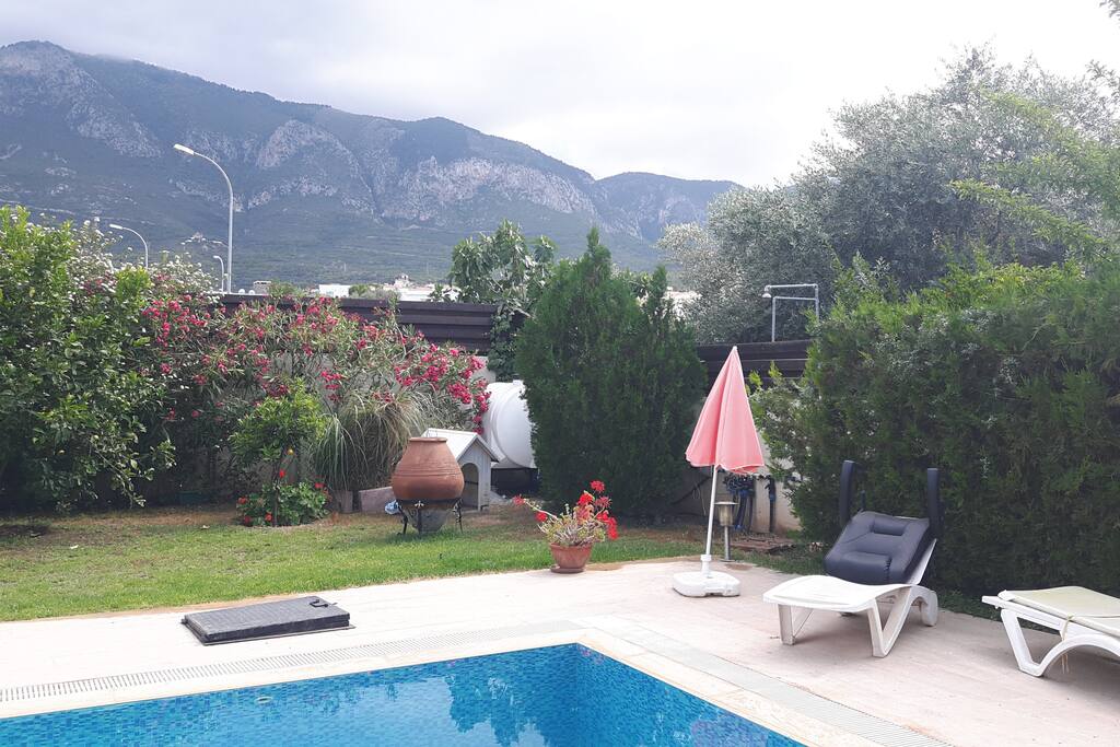 Fresh water swimming pool
(appr 10x5m.)professionally maintained twice a week.