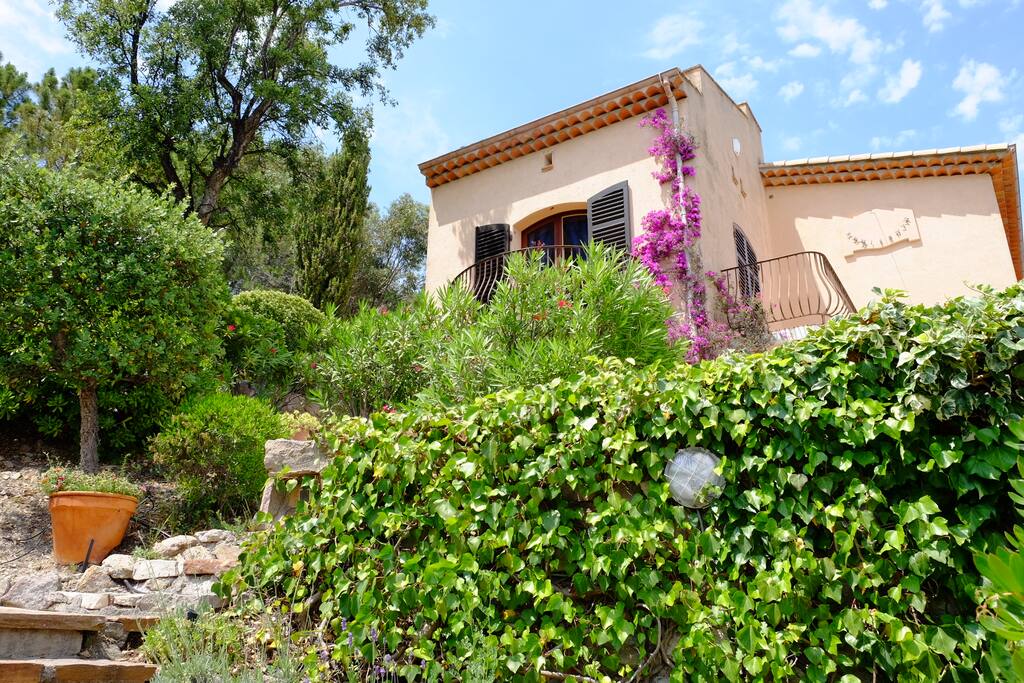 Villa from garden