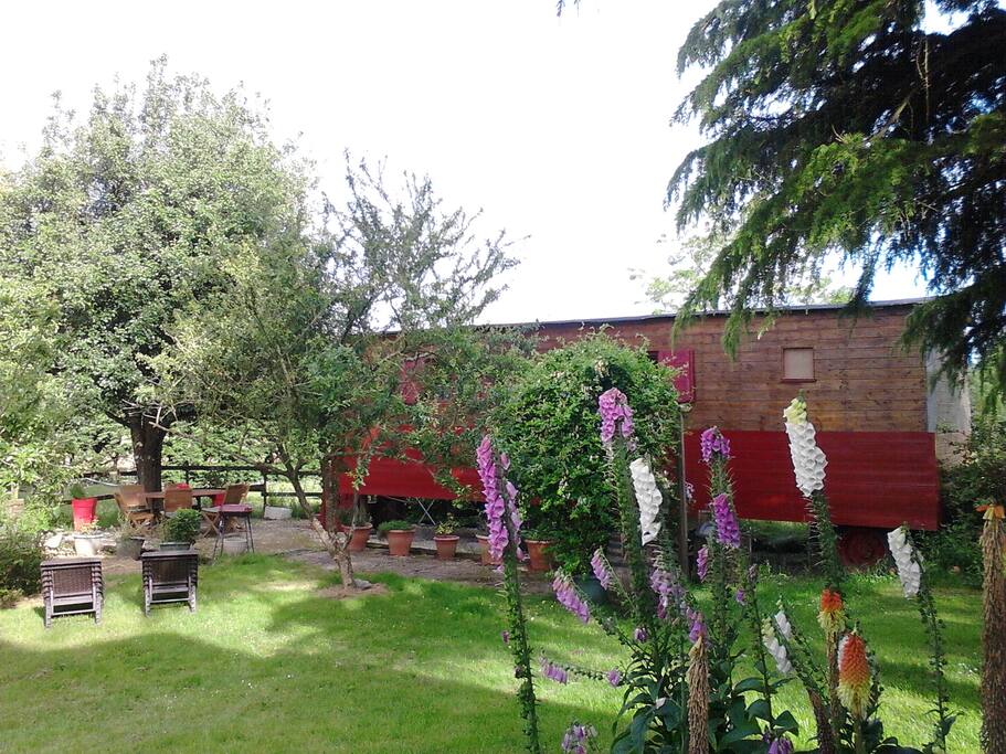 Farniente avec vos bains de soleil face à votre jardin fleuri privé