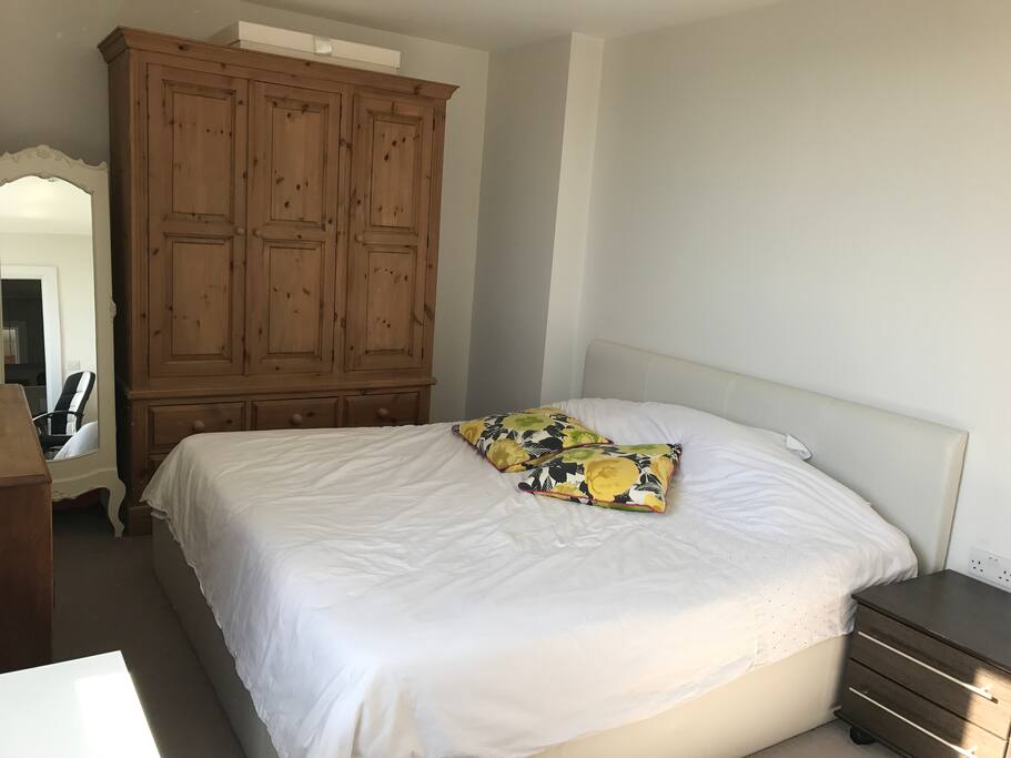 Bedroom with King size bed and ensuite bathroom