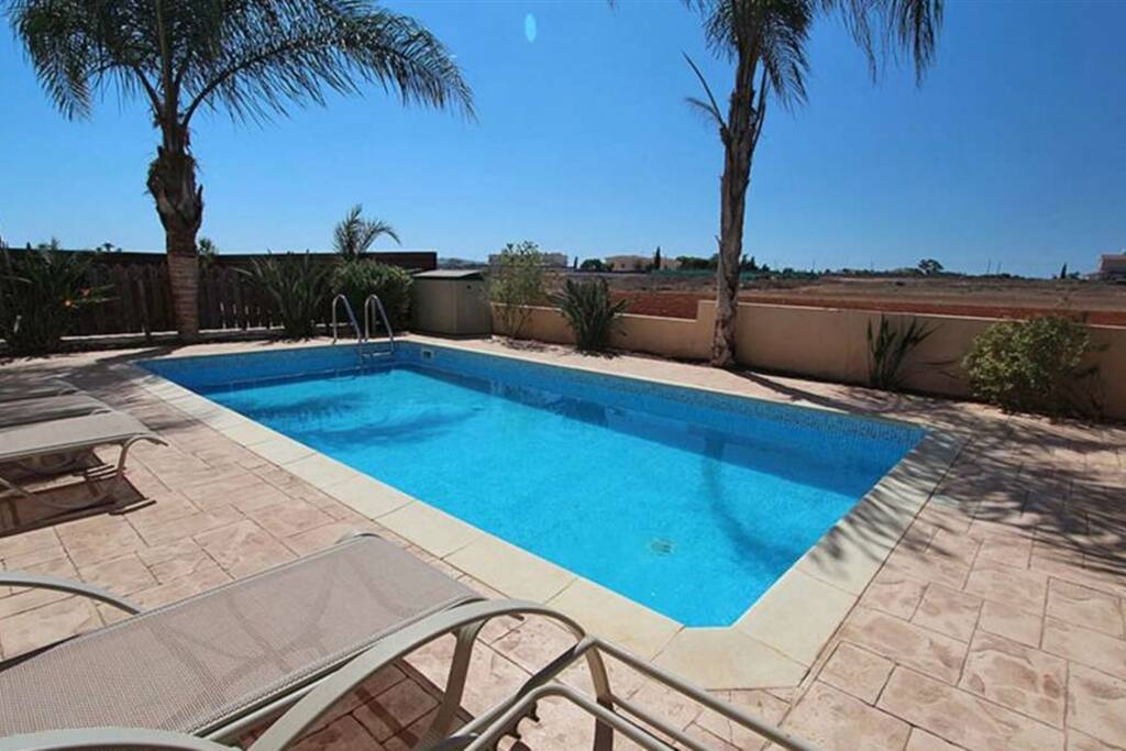 Pool area - no one facing you