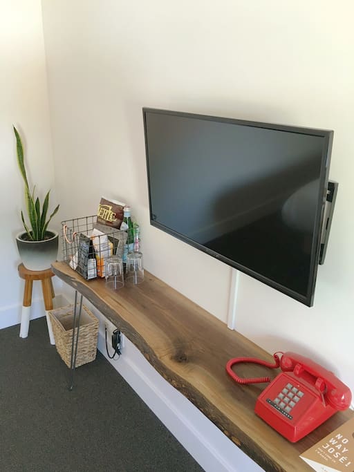 Color TVs in each room! Though we aren't known for our entertainment systems, each room has a 32" HD LED TV as well as WIFI and a phone (that can sometimes dial the lobby if needed!).