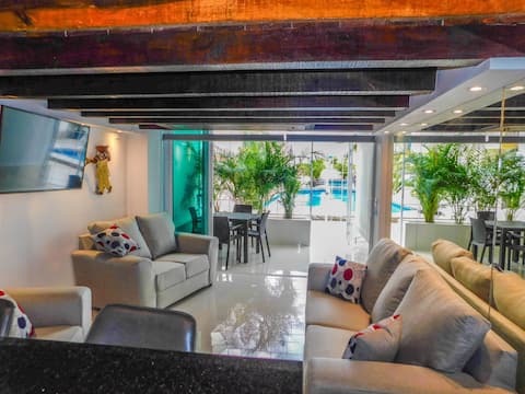 Boana Torre Malibu#003 pool view, romantic zone