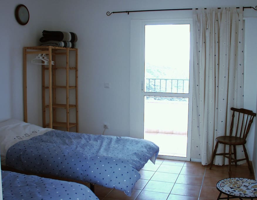 Twin rooms with ensuite and shared terrace with stunning mountain views