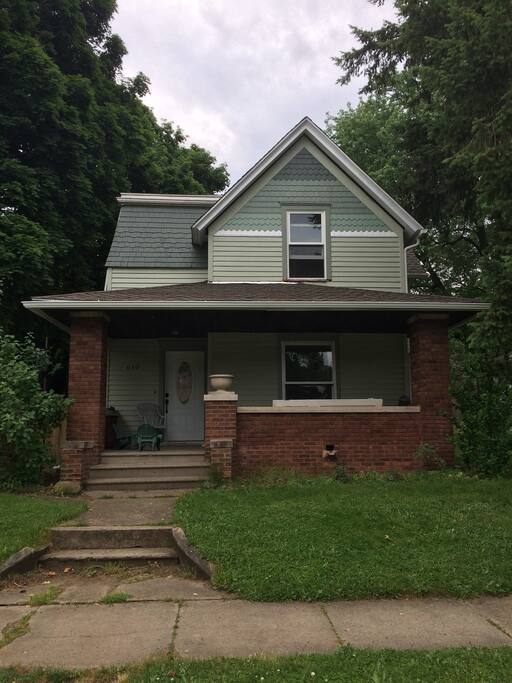 front of the home