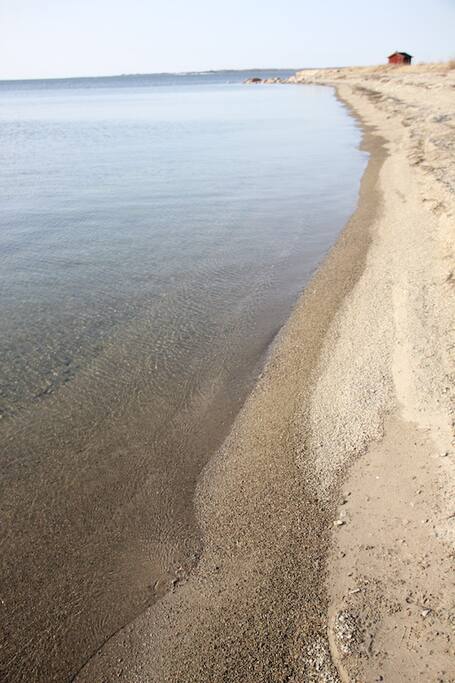 20 meter till bad i Kamlmarsun.
