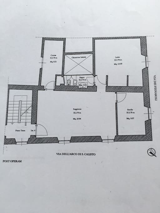 Plan of the apartment