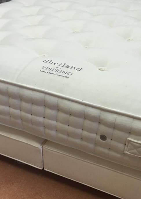 Superking (6ft) top of the range Vi Spring bed.