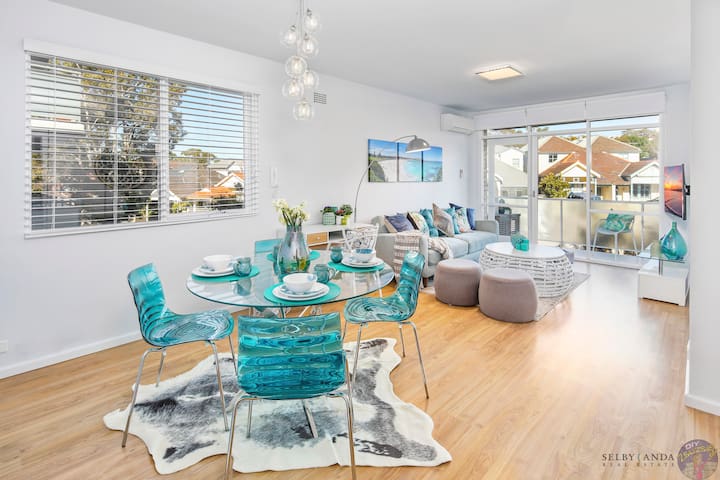 NEW 2bd 5 min walk to beach through heart of Bondi