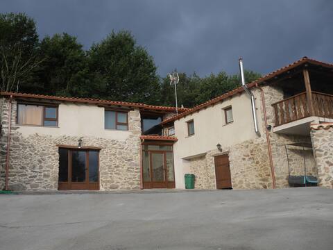 casa para grupos en la Ribeira sacra