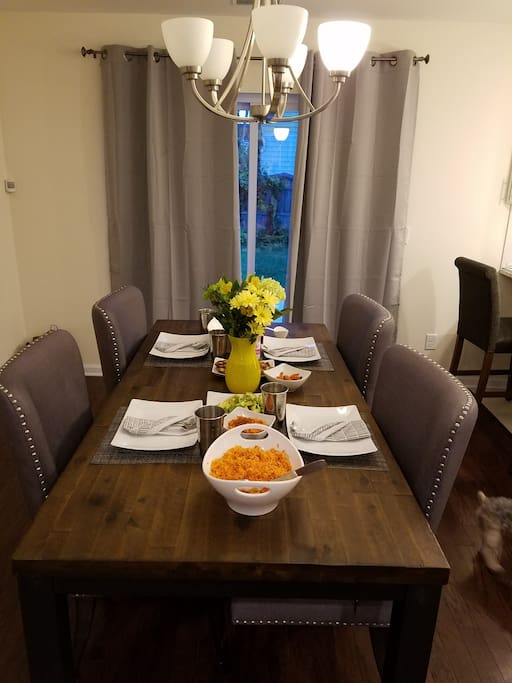 Dining table