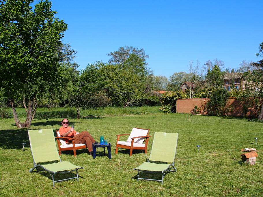 Détente au jardin