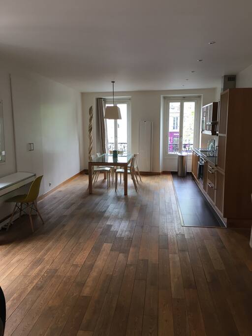 Salle à manger/cuisine ouverte