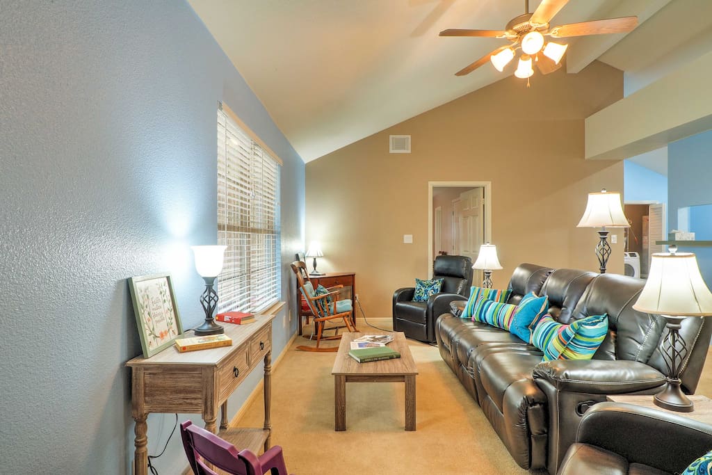 With nearly 2,000 square feet of living space, this home is great for larger groups.