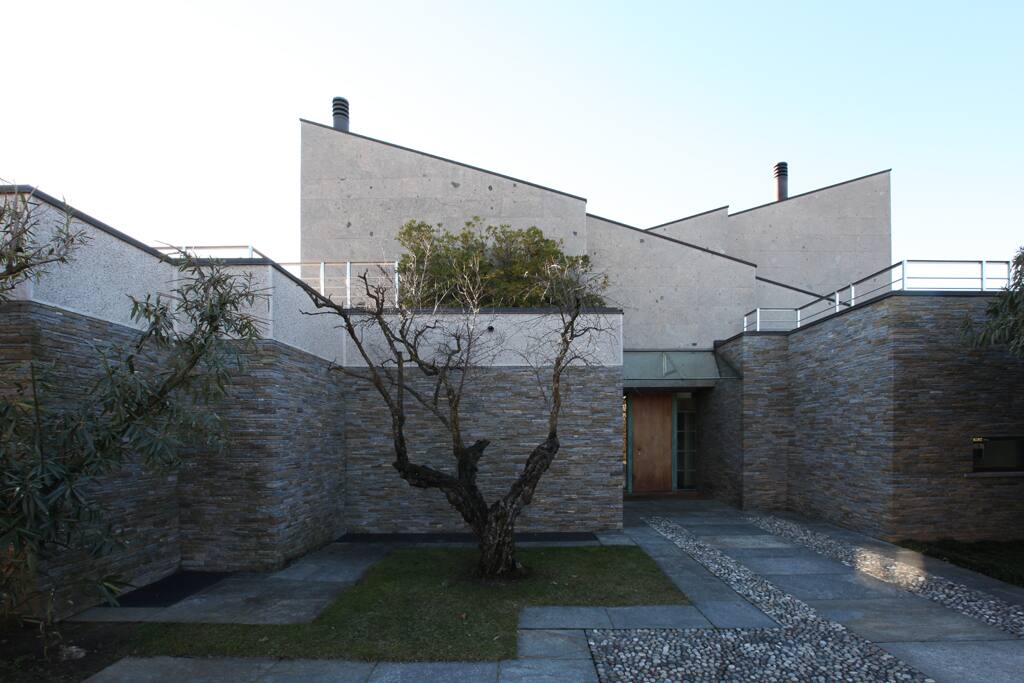 Parking area outside the house
