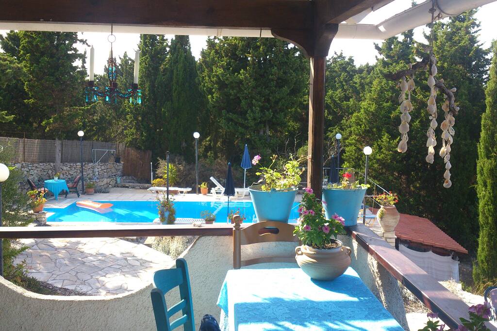 The terrace