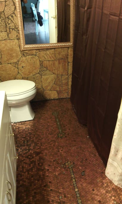 Penny floor bathroom