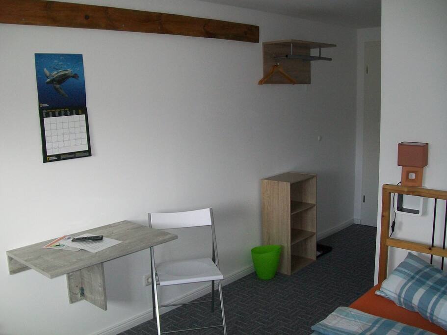 Platz für Laptop und Co.