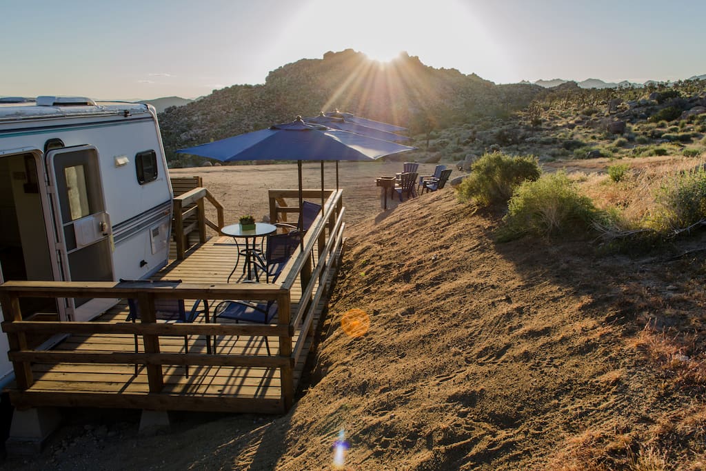 Full Deck at Sunrise